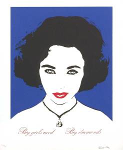 Bambi - Big Girls Need Big Diamonds (Liz Taylor) - Dark Blue