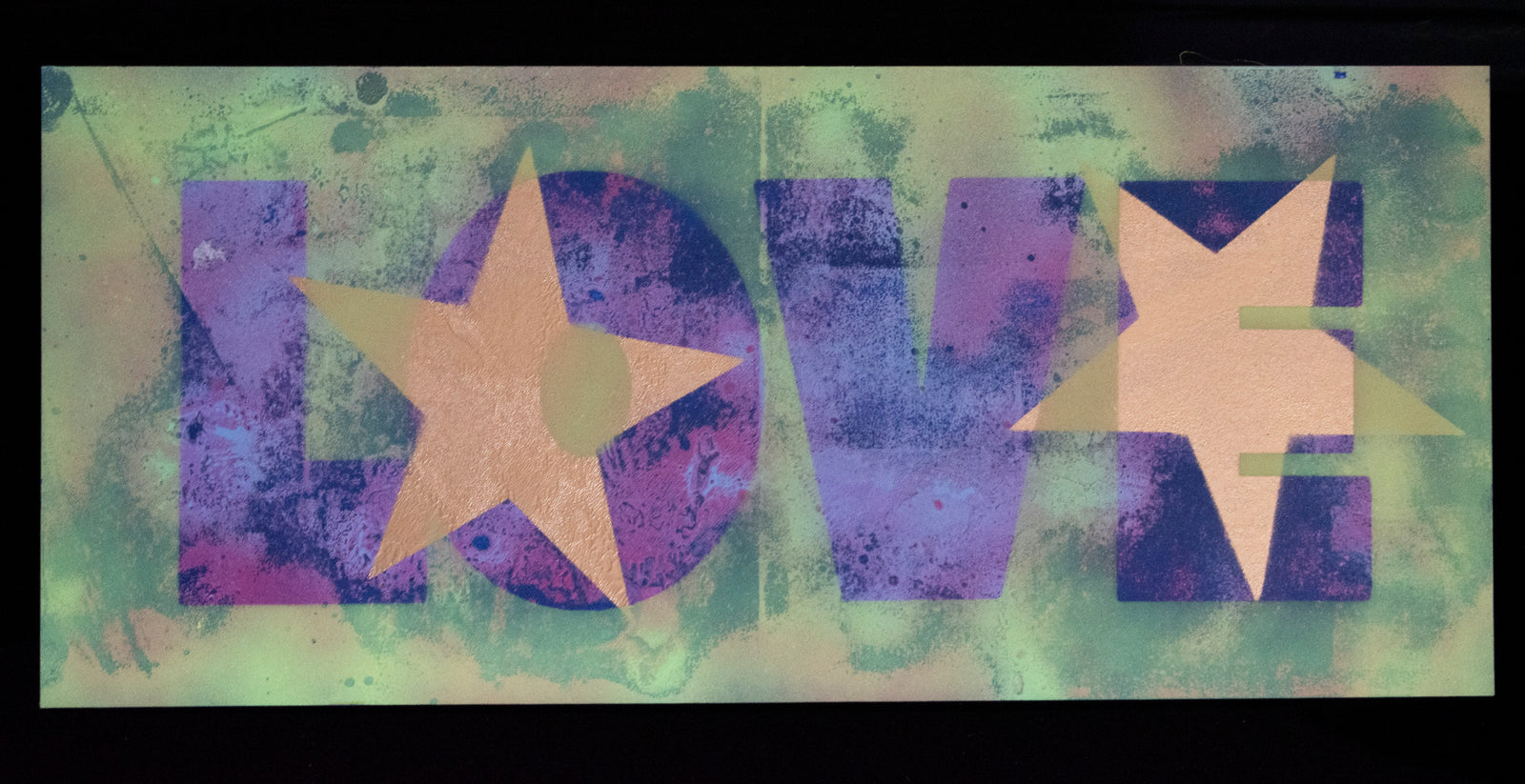 Will Wright - LOVE - Original Stencil Painting no.2