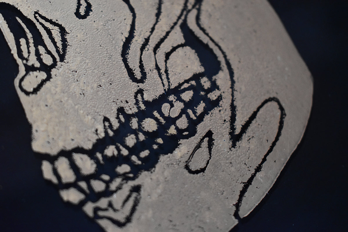 Will Wright - Mimir Small- Gold Glass - Framed