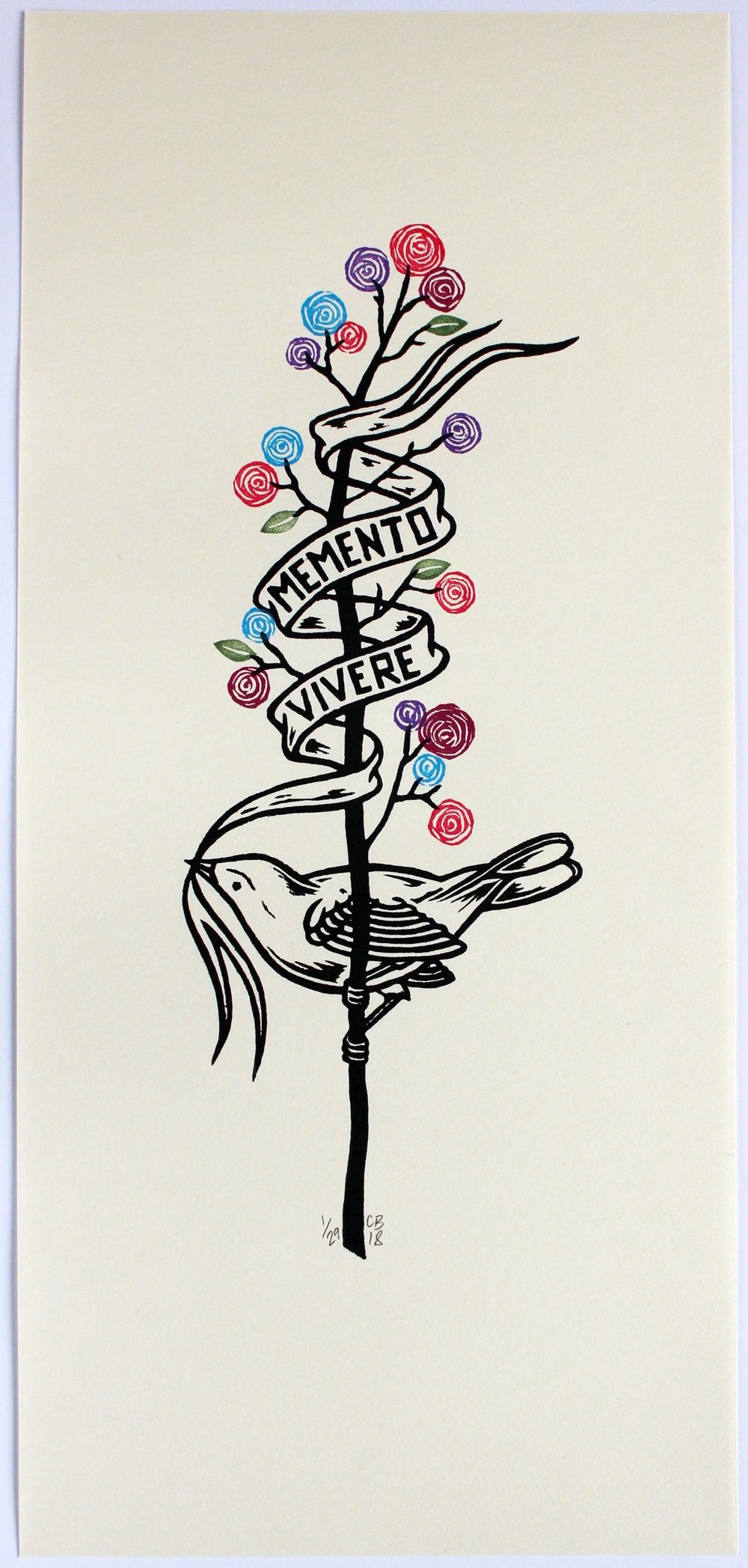 Chris Bourke - Memento Vivere (Multicoloured Roses Edition)