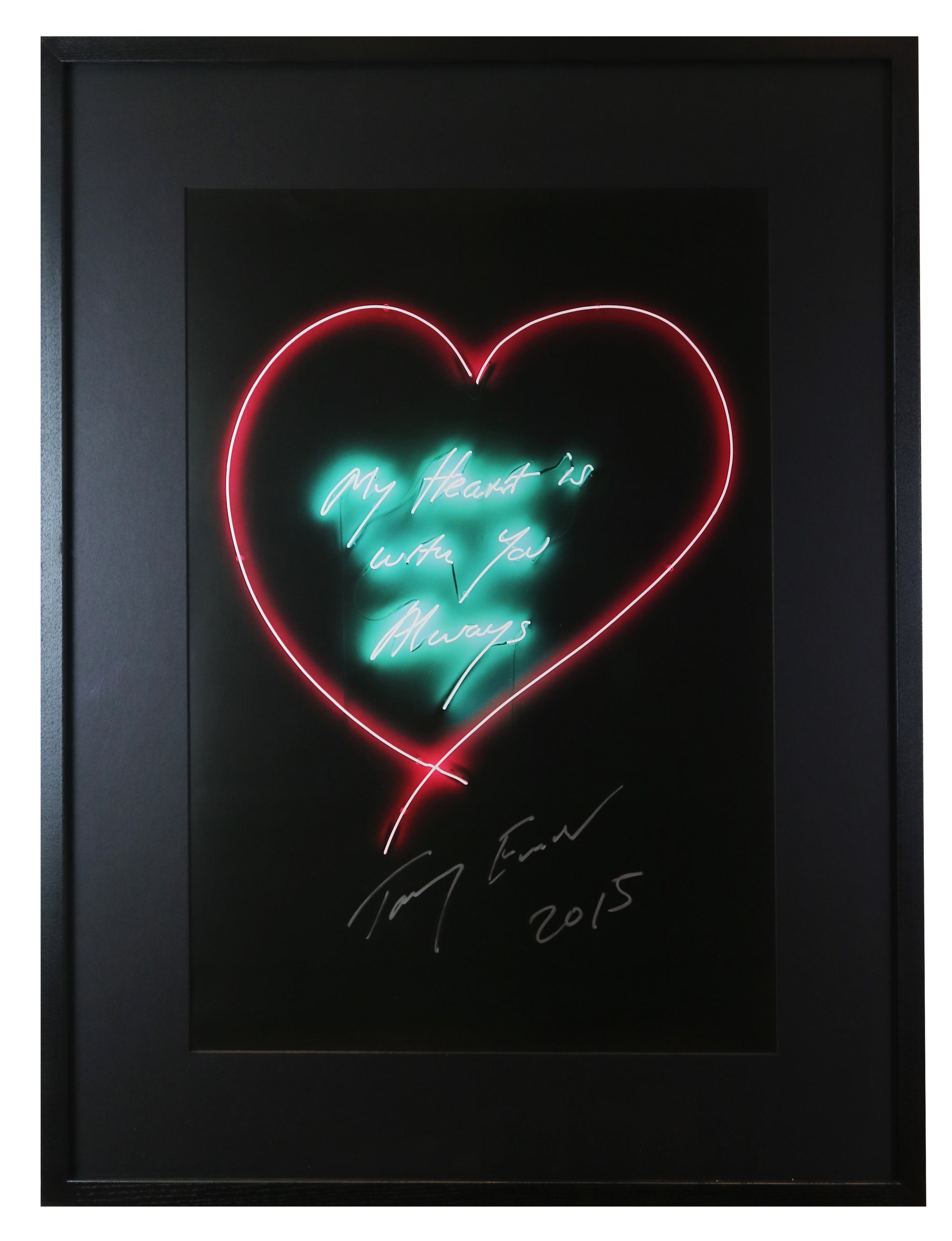 Tracey Emin - My Heart Is With You Always (Framed)