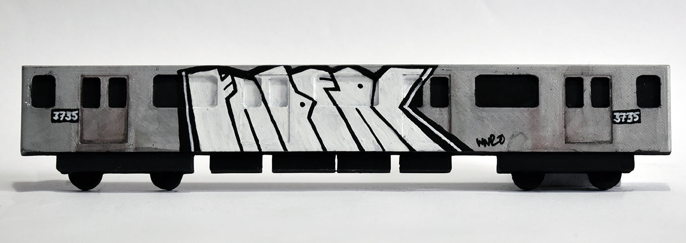 Will Wright - NYC Subway - Futhark - Black & White Graffiti