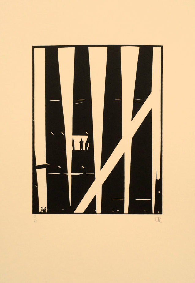 Callum Russell - Olympic Stadium (Original Paper cut)