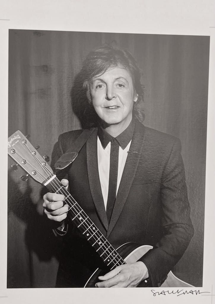 Paul McCartney  25.5 x 20.5cms