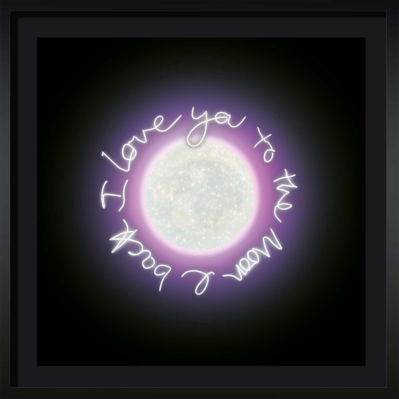 Lauren Baker - Pink Moon (Large) (Framed)