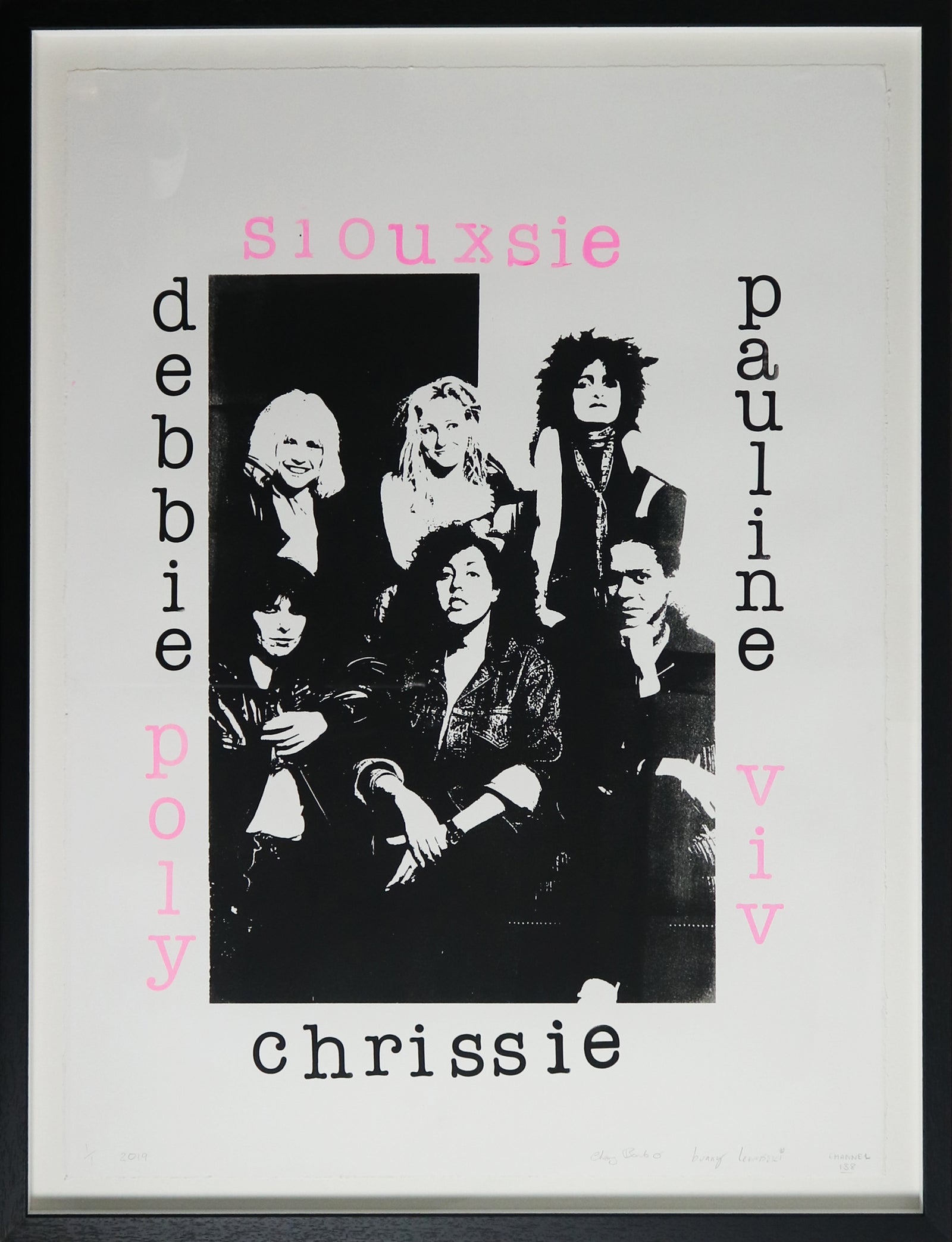 Channel 138 - Poly's Gang (Pink) (Framed)