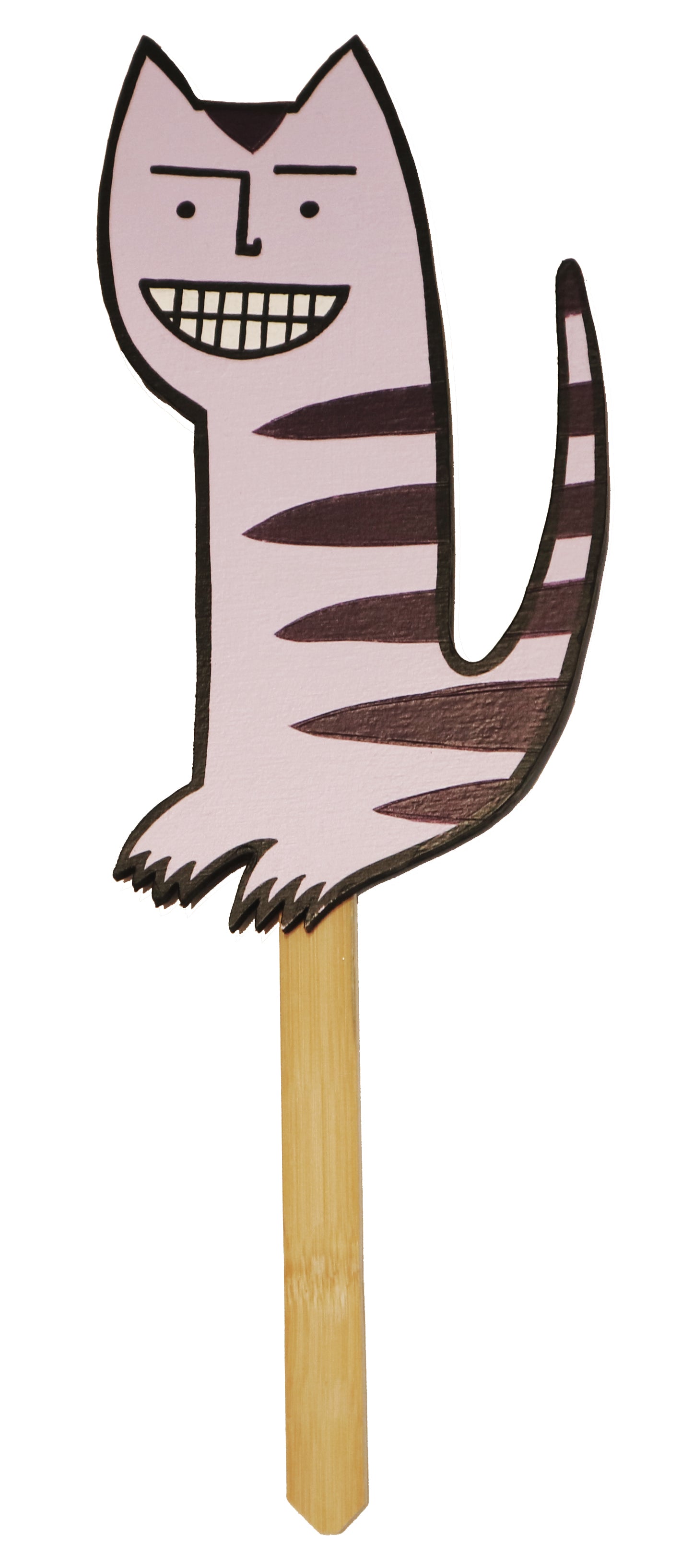 Alan Rogerson - Cat On A Stick (Purple)