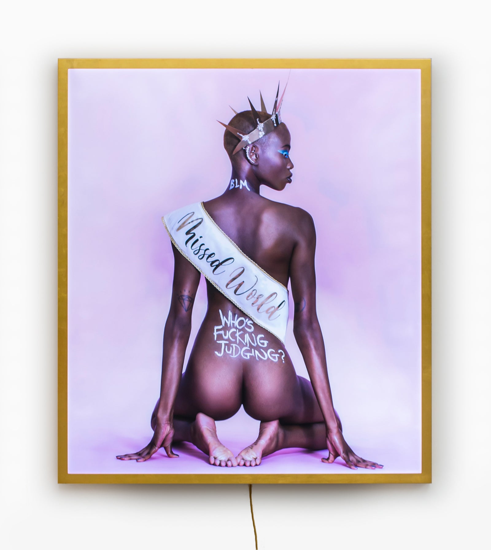 Naomi Wallens - Race For Beauty - Original Lightbox