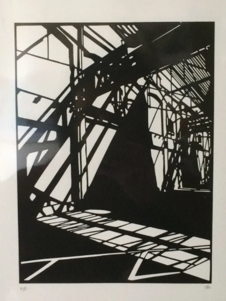 Callum Russell - St Martins (Linocut)