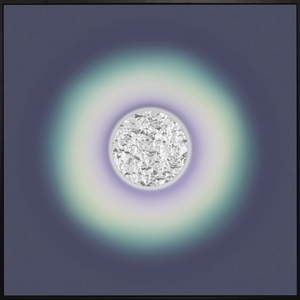 Lauren Baker - Transdimensional Auric Field (Diamond Dust), 2021 (Framed)