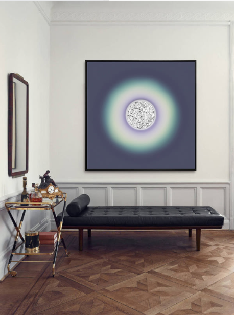 Lauren Baker - Transdimensional Auric Field (Diamond Dust), 2021 (Framed)