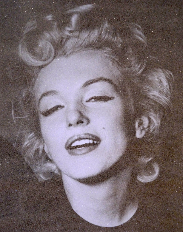 David Studwell - Marilyn Monroe - Power Blue - Diamond Dust