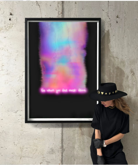 Lauren Baker - Go Where You Feel Most Alive - Rainbow Trail (Supersize), 2022