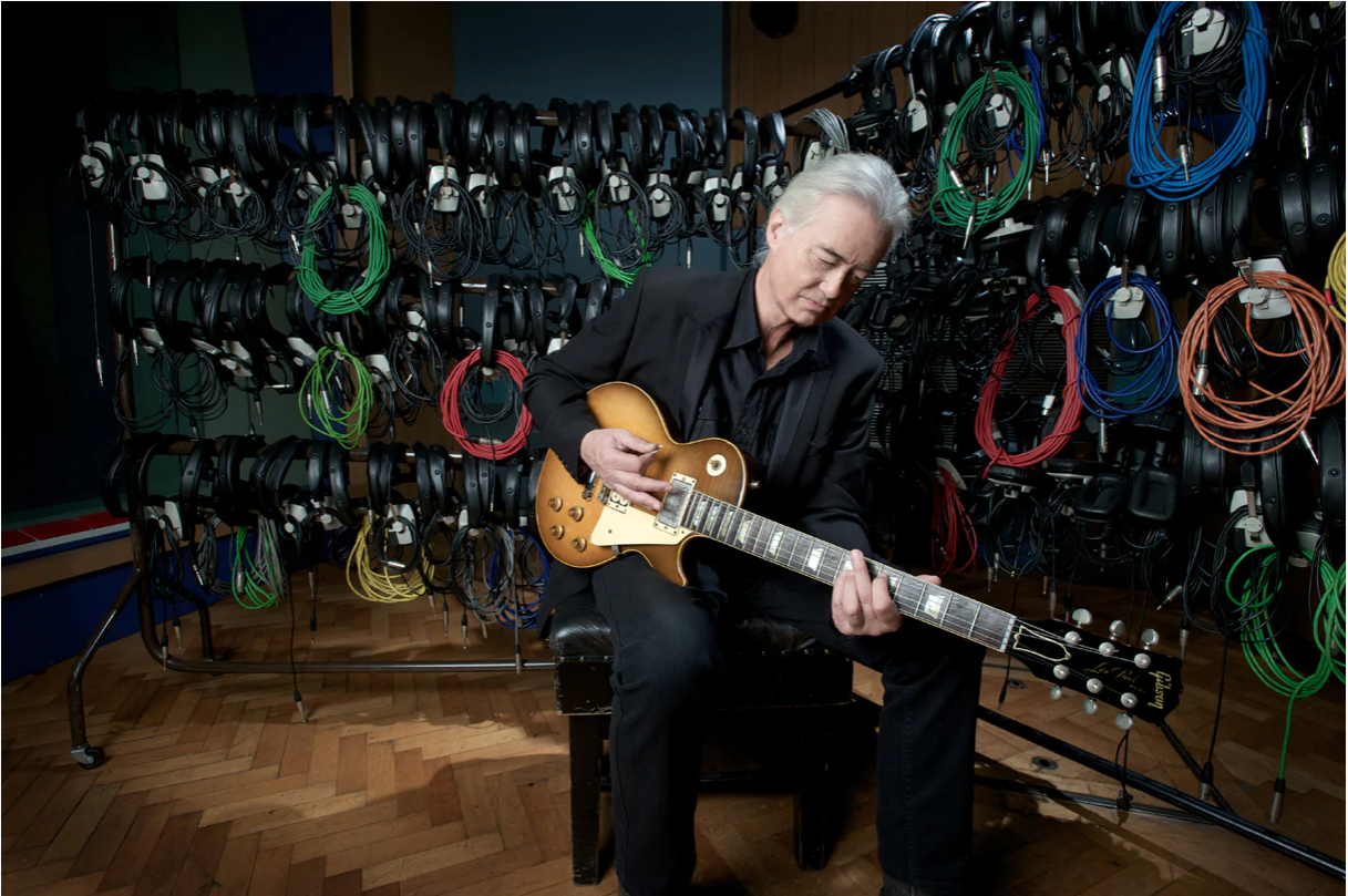 Jimmy Page - Abbey Road - Wires - Colour (51cm x 61cm)