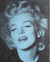 David Studwell - Marilyn Monroe - Cyan Blue - Diamond Dust
