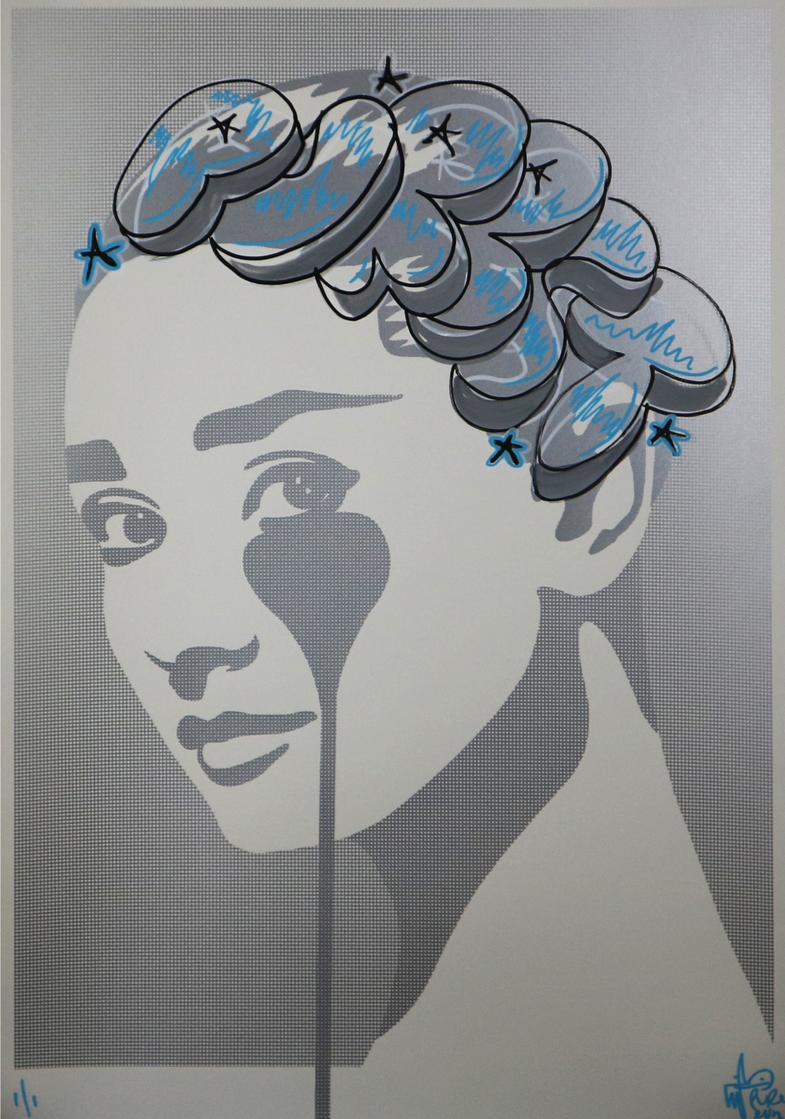 Pure Evil - Audrey Hepburn Dot Tone Handfinished