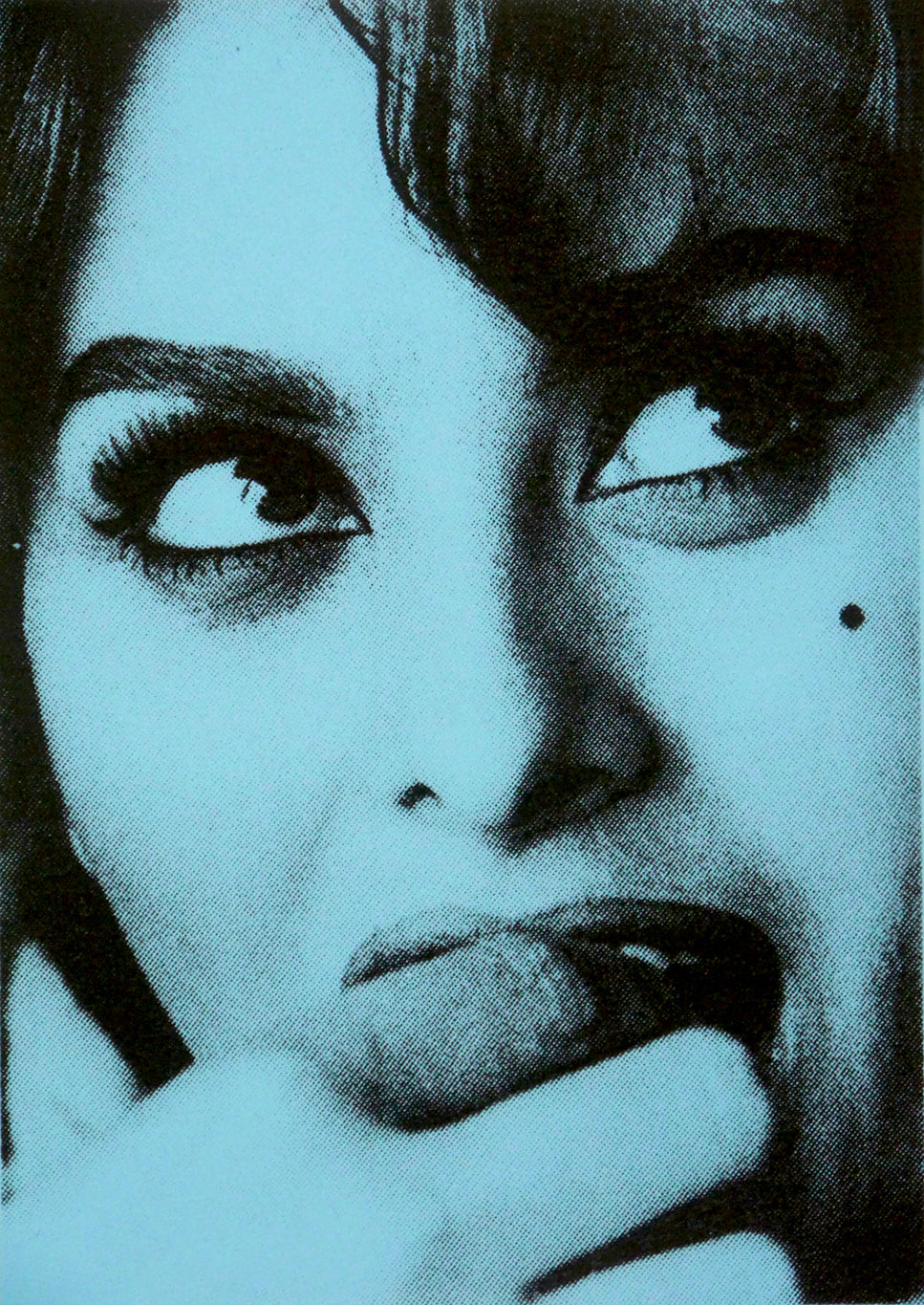 David Studwell - Sophia Loren - Blue - Mini
