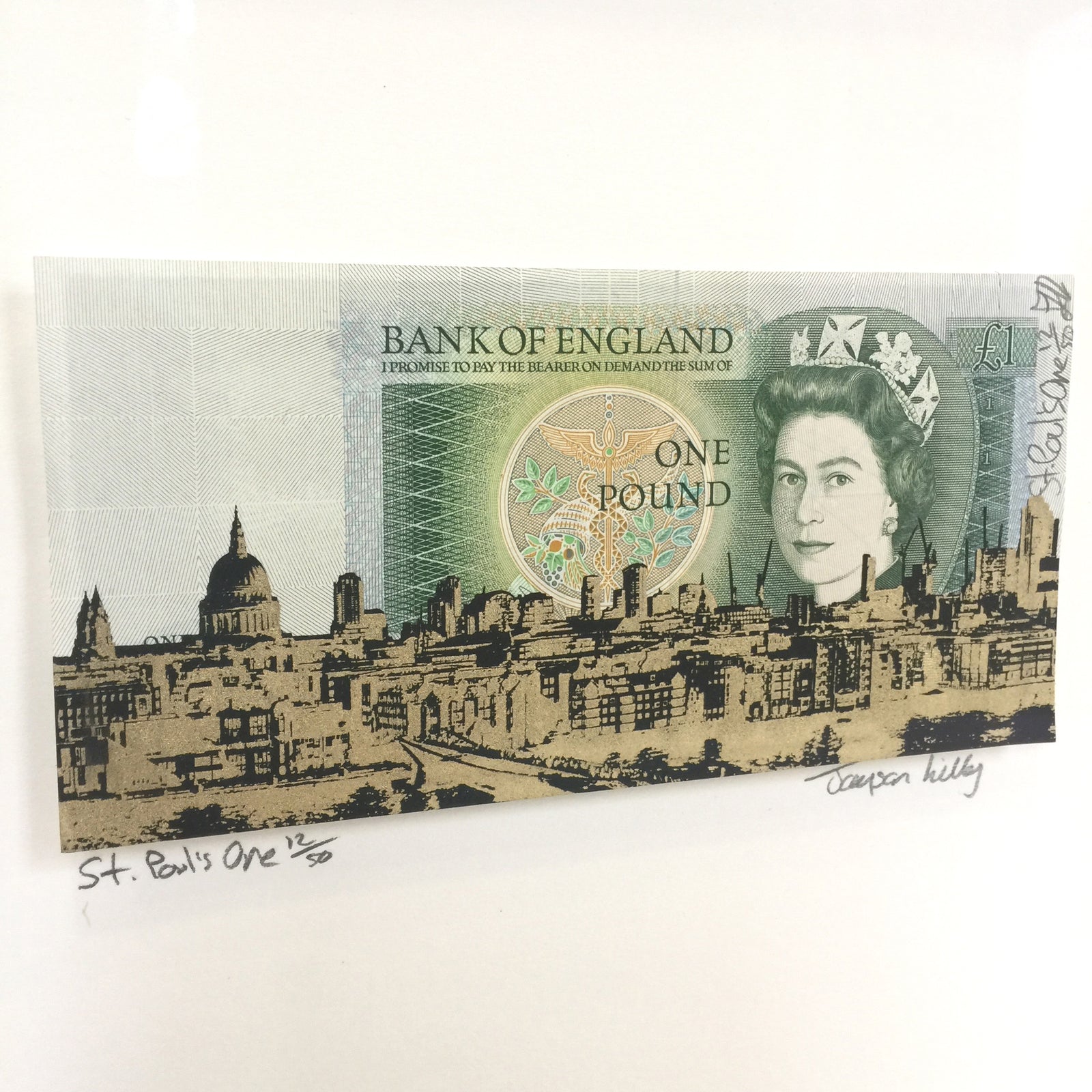 Jayson Lilley - One Pound Note Series - St Pauls One