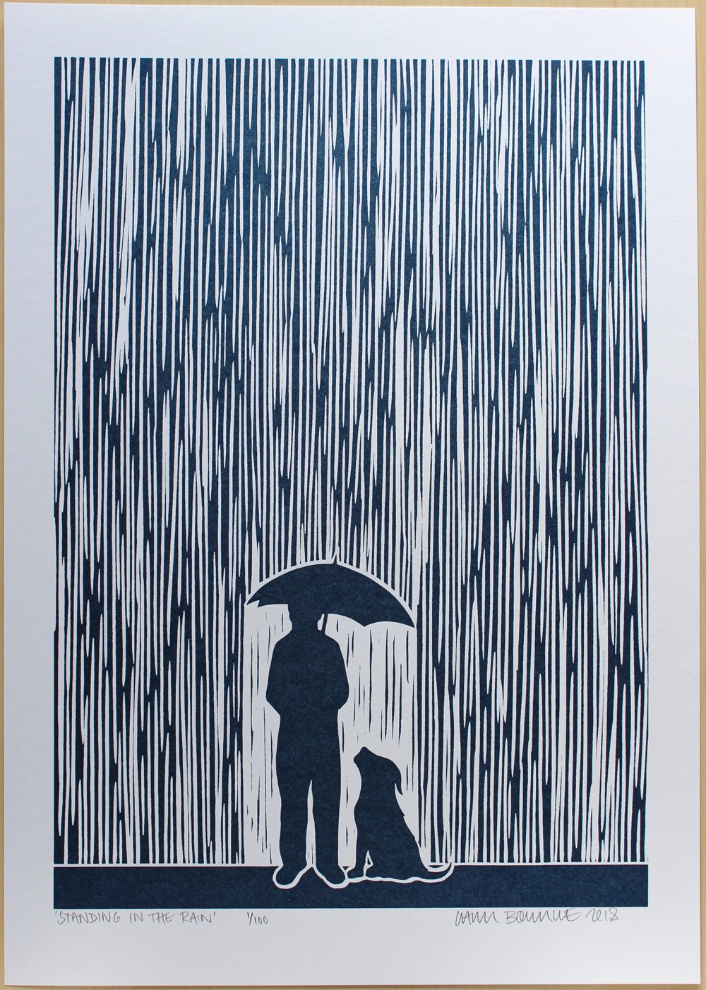 Chris Bourke - Standing In The Rain (Metallic Blue Edition)