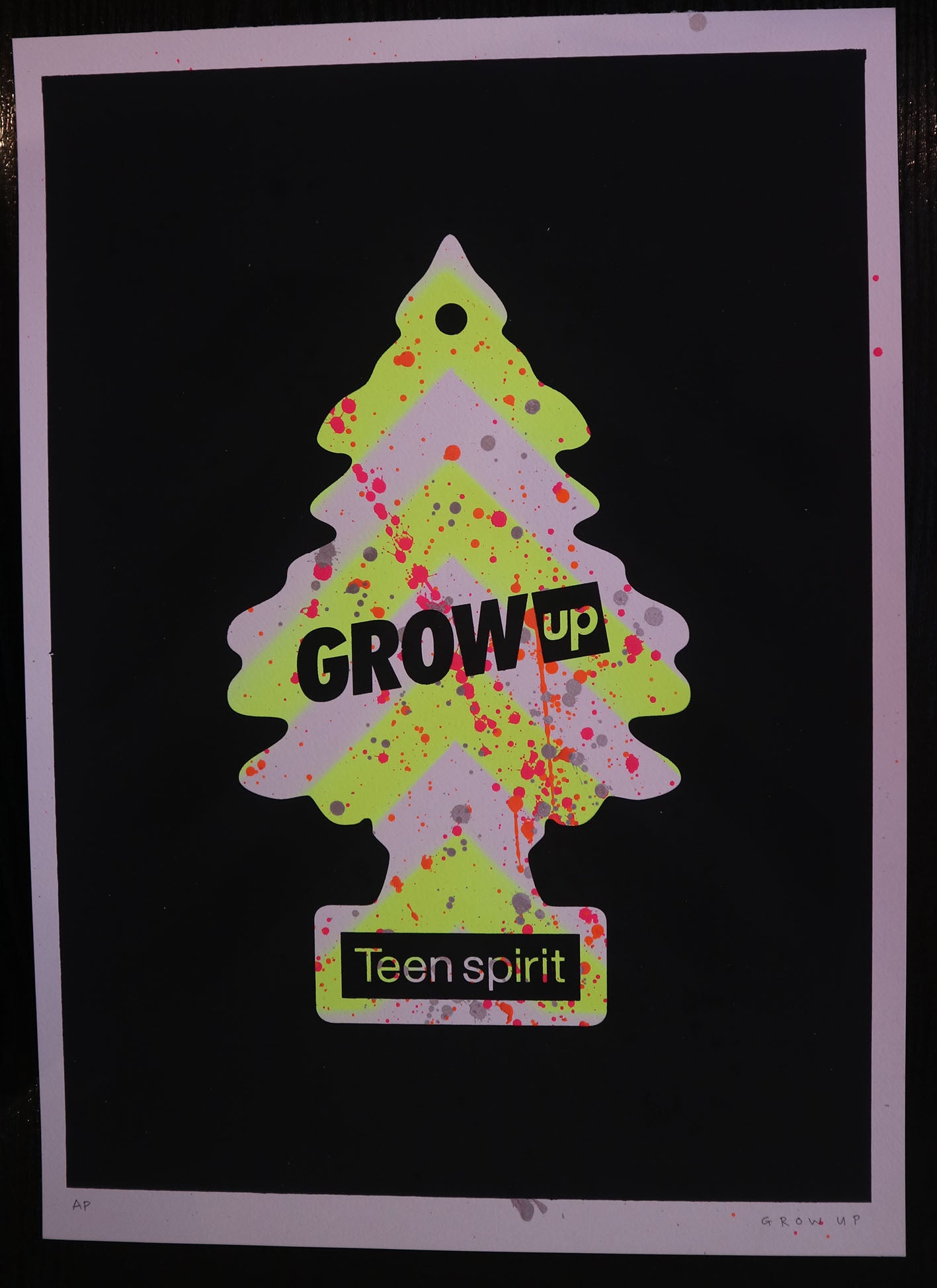 Grow Up - Teen Spirit - Green - Artists Proof