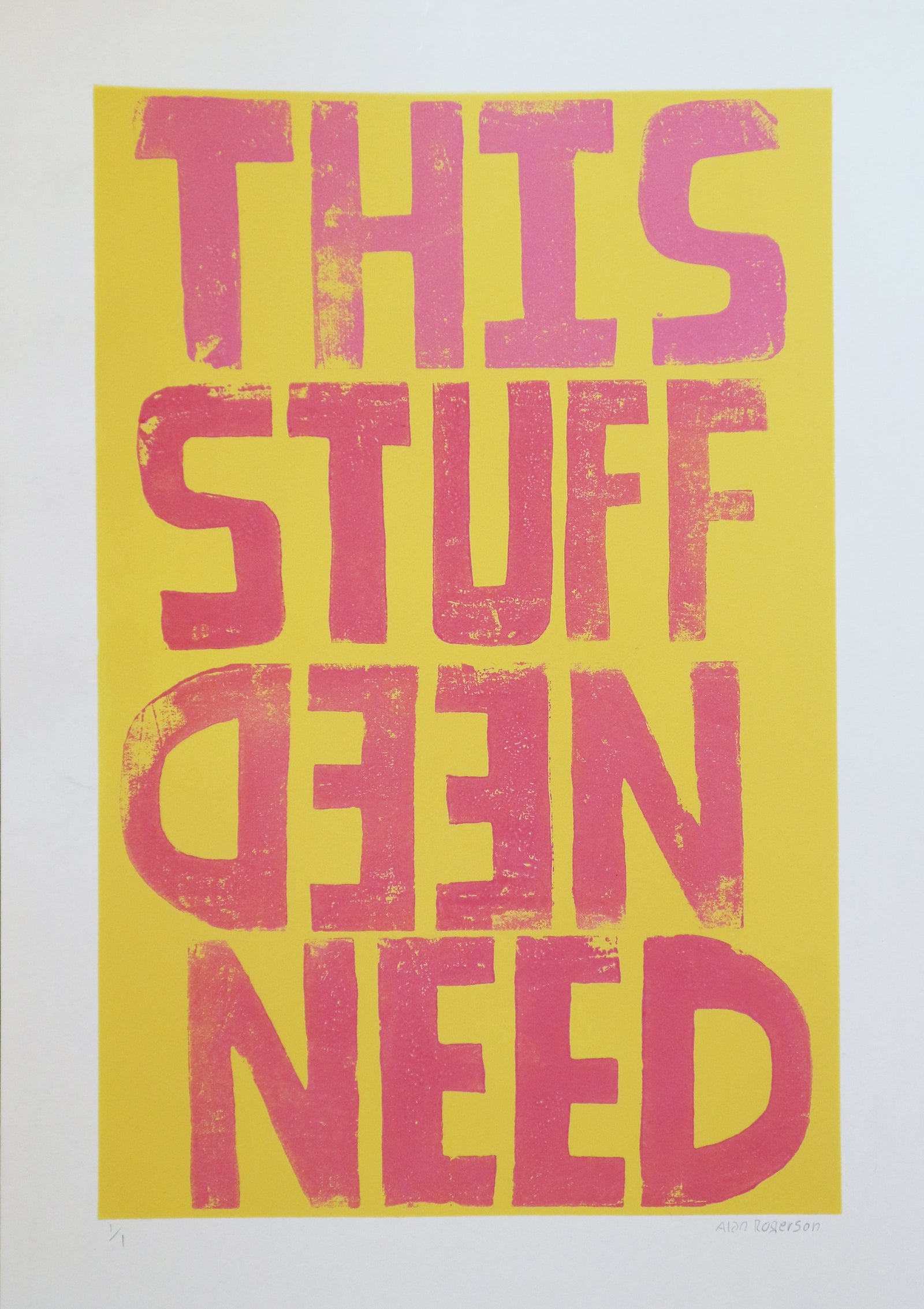 Alan Rogerson - This Stuff Need Need