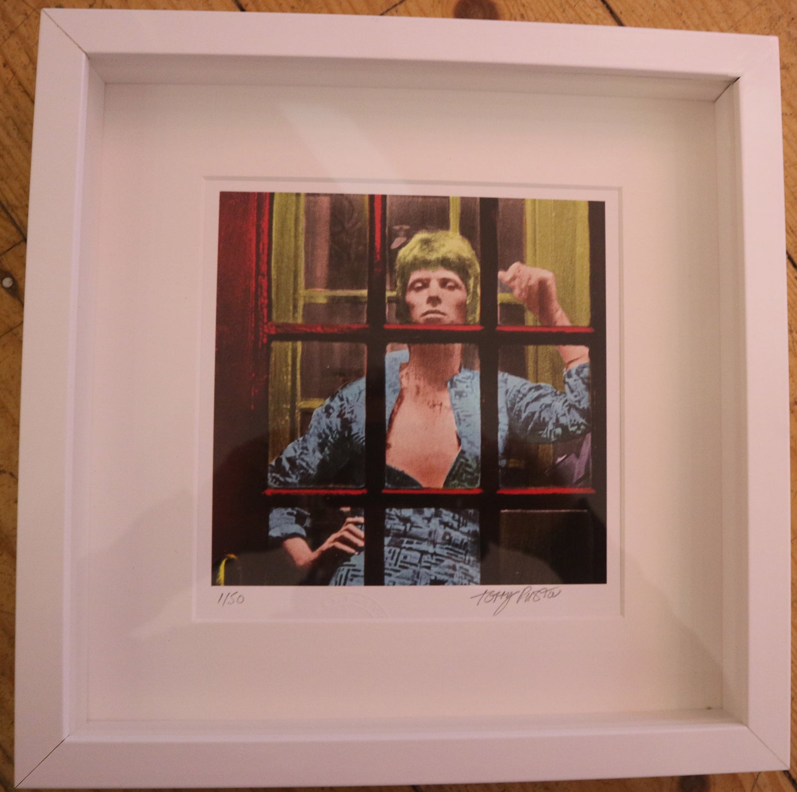 Terry Pastor - Ziggy Phonebox - SMALL FRAMED