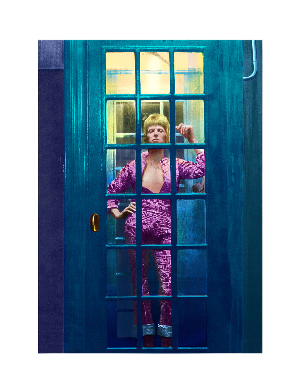 Terry Pastor - Ziggy - Moonage daydream - Blue and Magenta