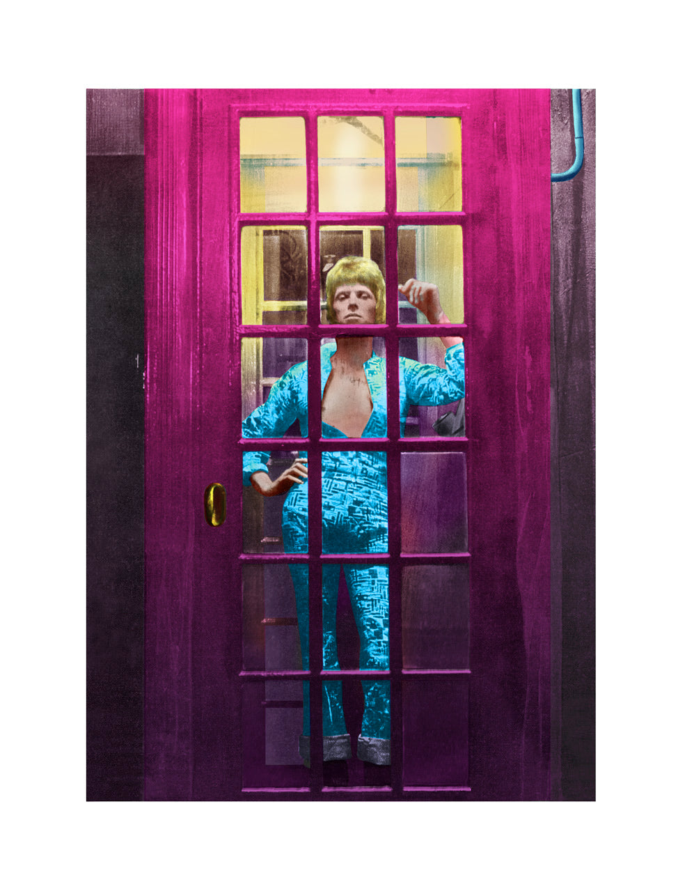 Terry Pastor - Ziggy - Moonage daydream - Damask and Blue