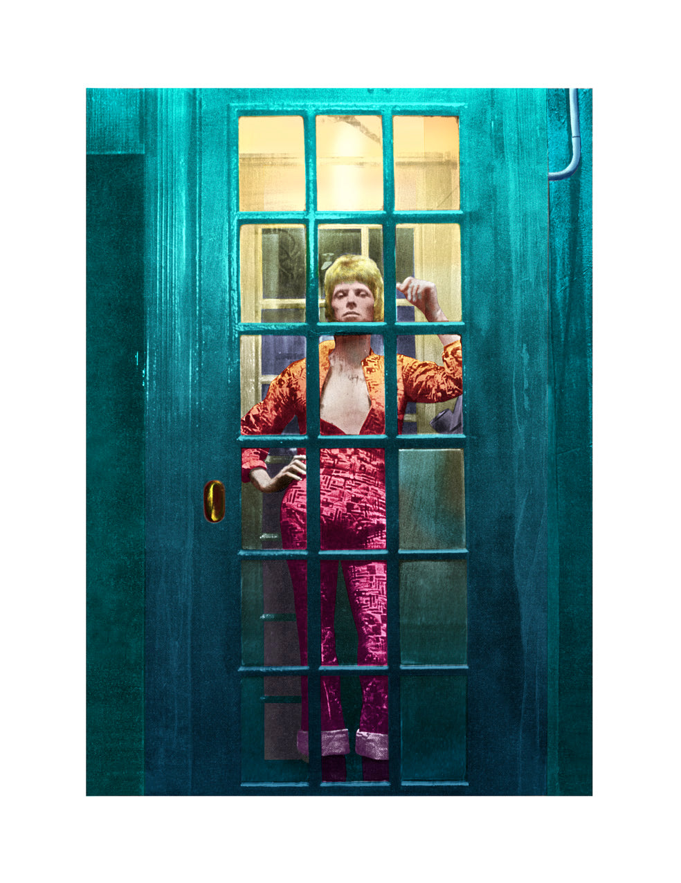 Terry Pastor - Ziggy - Moonage daydream - Turquoise and Tangerine /Pink