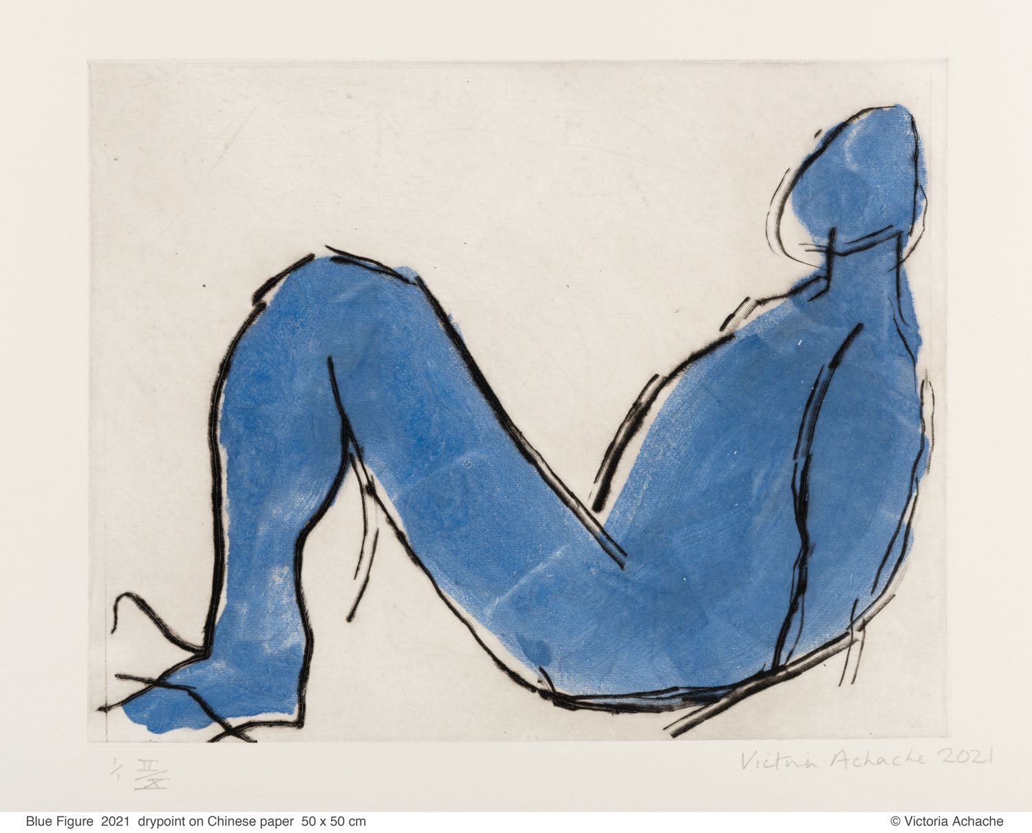 Victoria Achache - Blue Figure