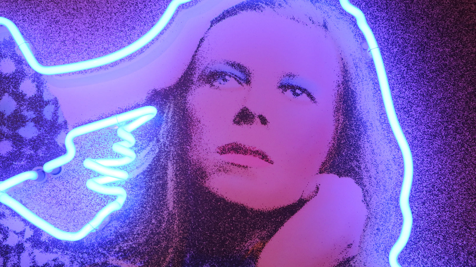 Terry Pastor - Oh! You Pretty Things Original Hunky Dory Neon