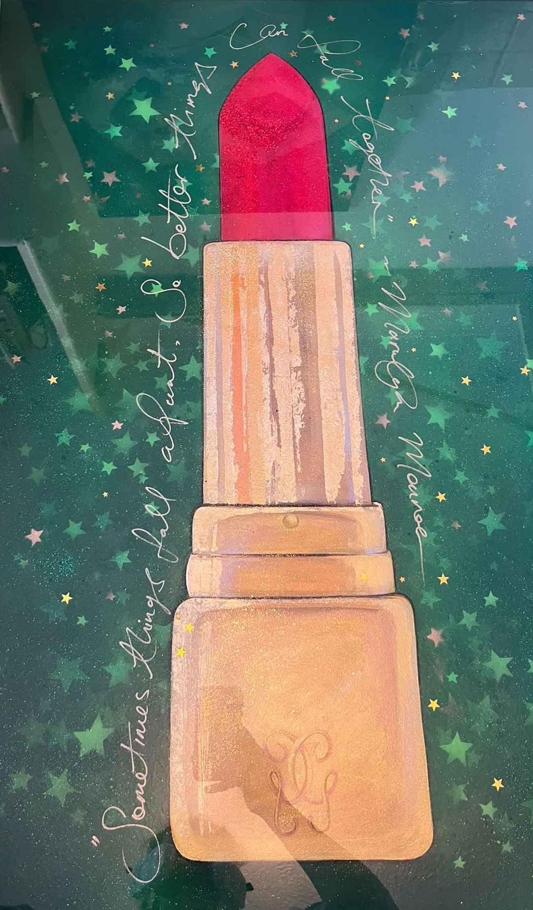 BETHANY PERRY - Sometimes Things Fall Apart So Better Things Can Fall Together (Marilyn Monroe Lipstick)