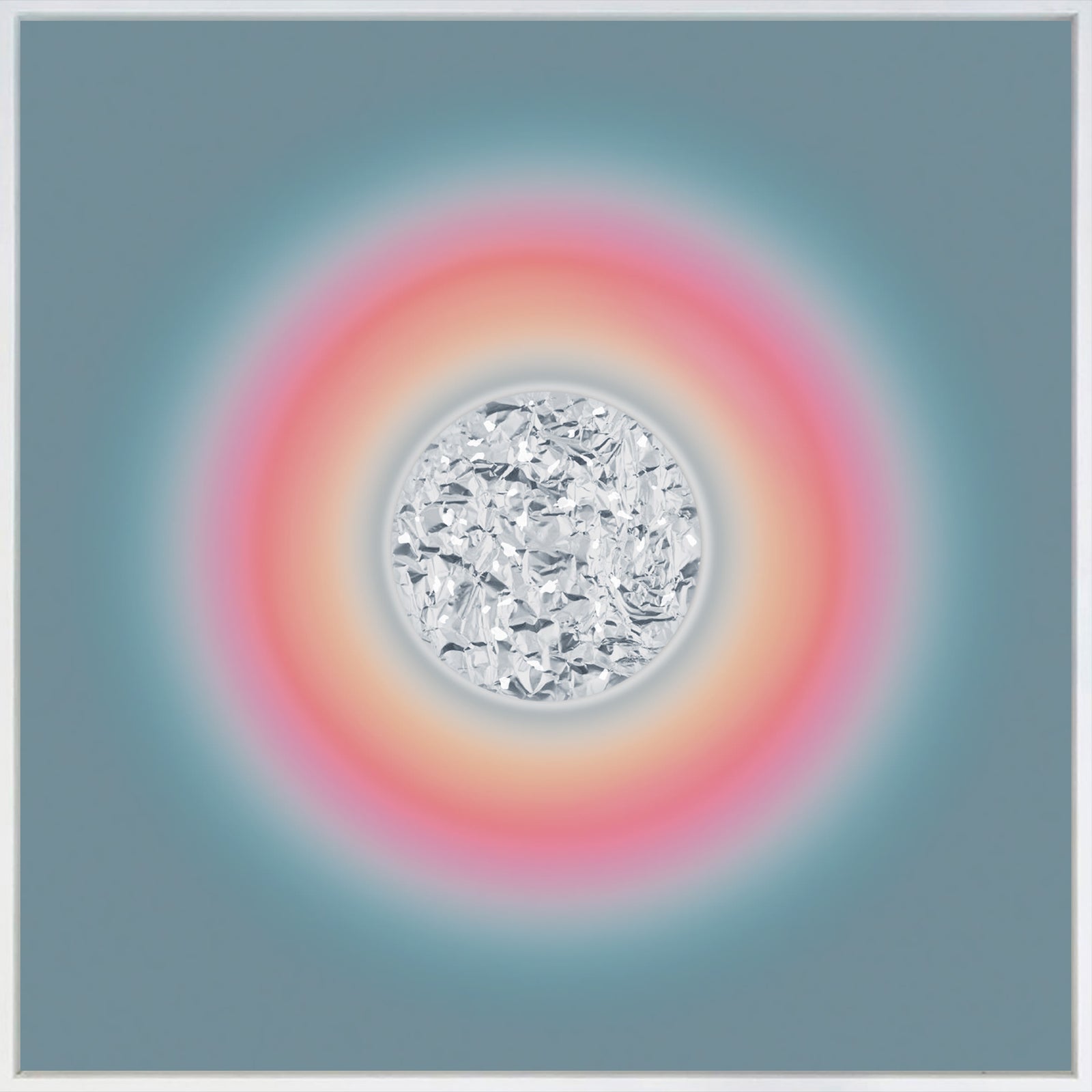 Lauren Baker - THE KISSING OF THE SUN AND THE MOON, 2023 (Framed)