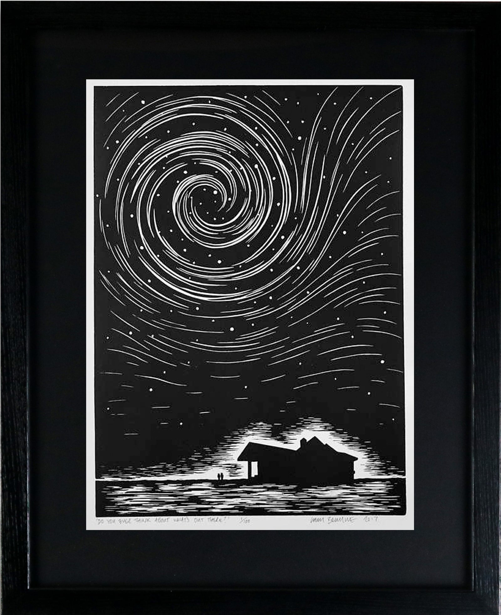 Chris Bourke - Do You Ever Think About What's Out There? (Framed)