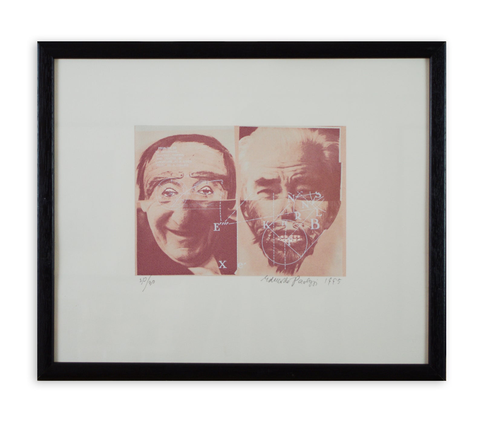 Eduardo Paolozzi - Death's Head (Framed)