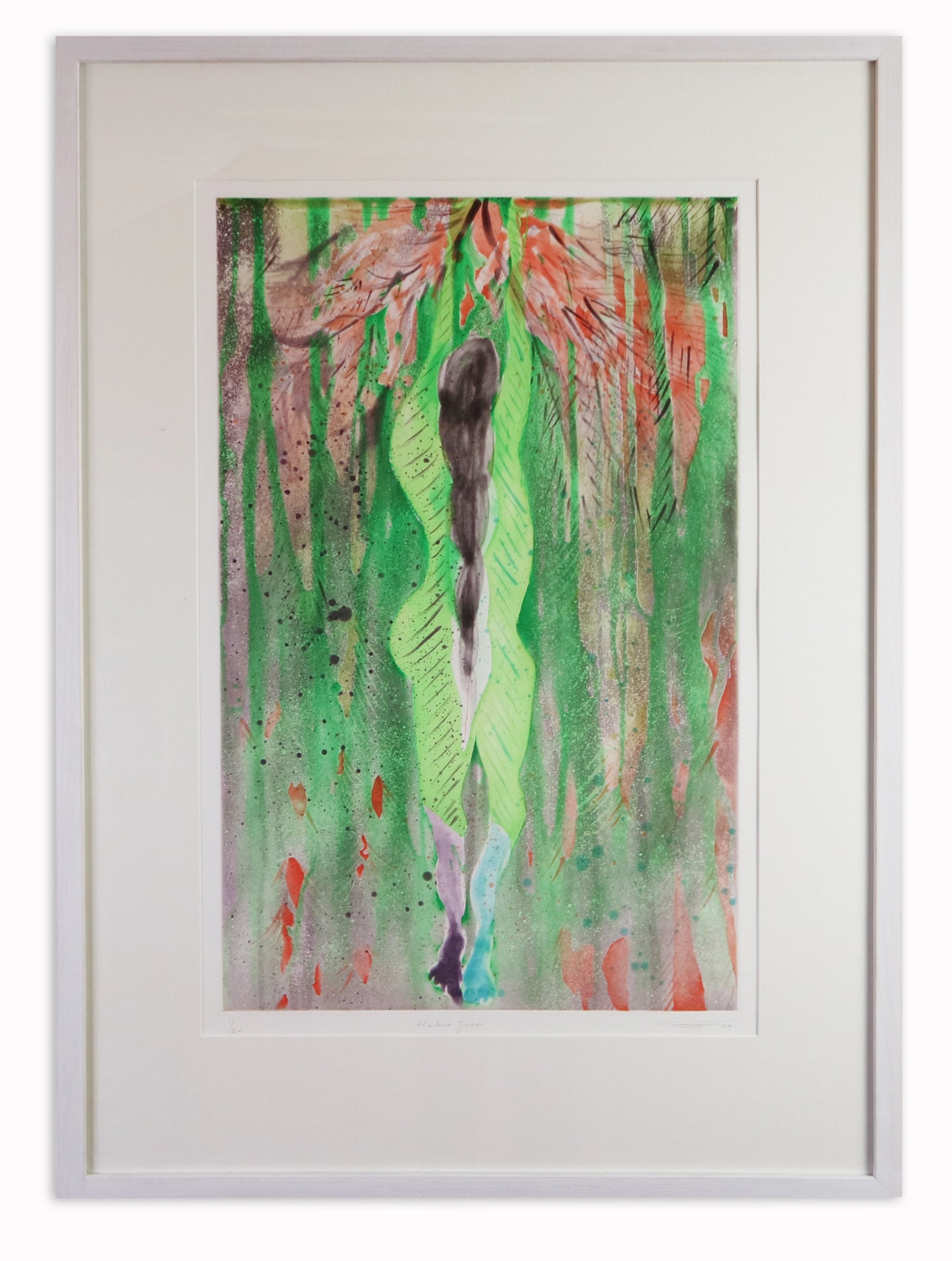 Chris Ofili - Habio Green (Framed)