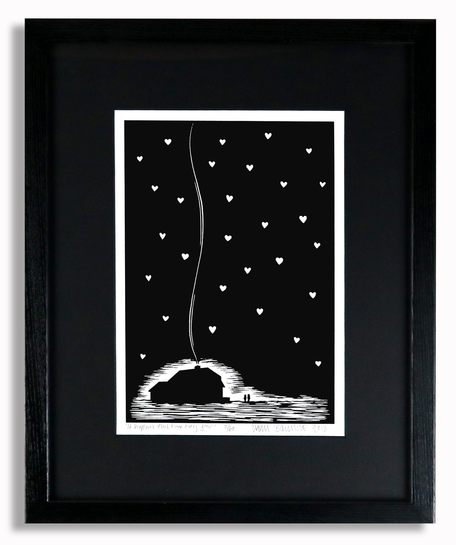 Chris Bourke - It Happens This Time Every Year (Glow in the Dark) (Framed)