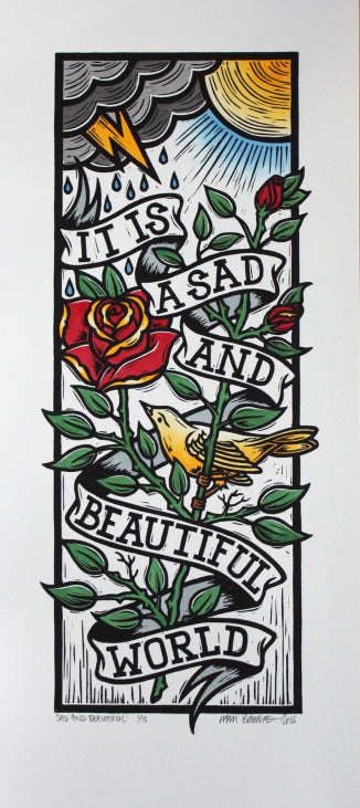 Chris Bourke - It is a Sad and Beautiful World (Hand Coloured)