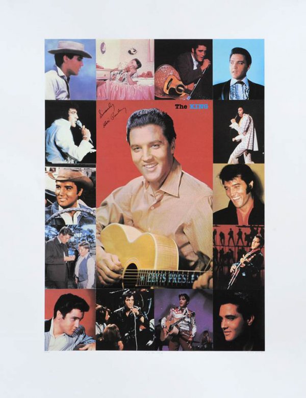 Peter Blake - K is for King (Framed)