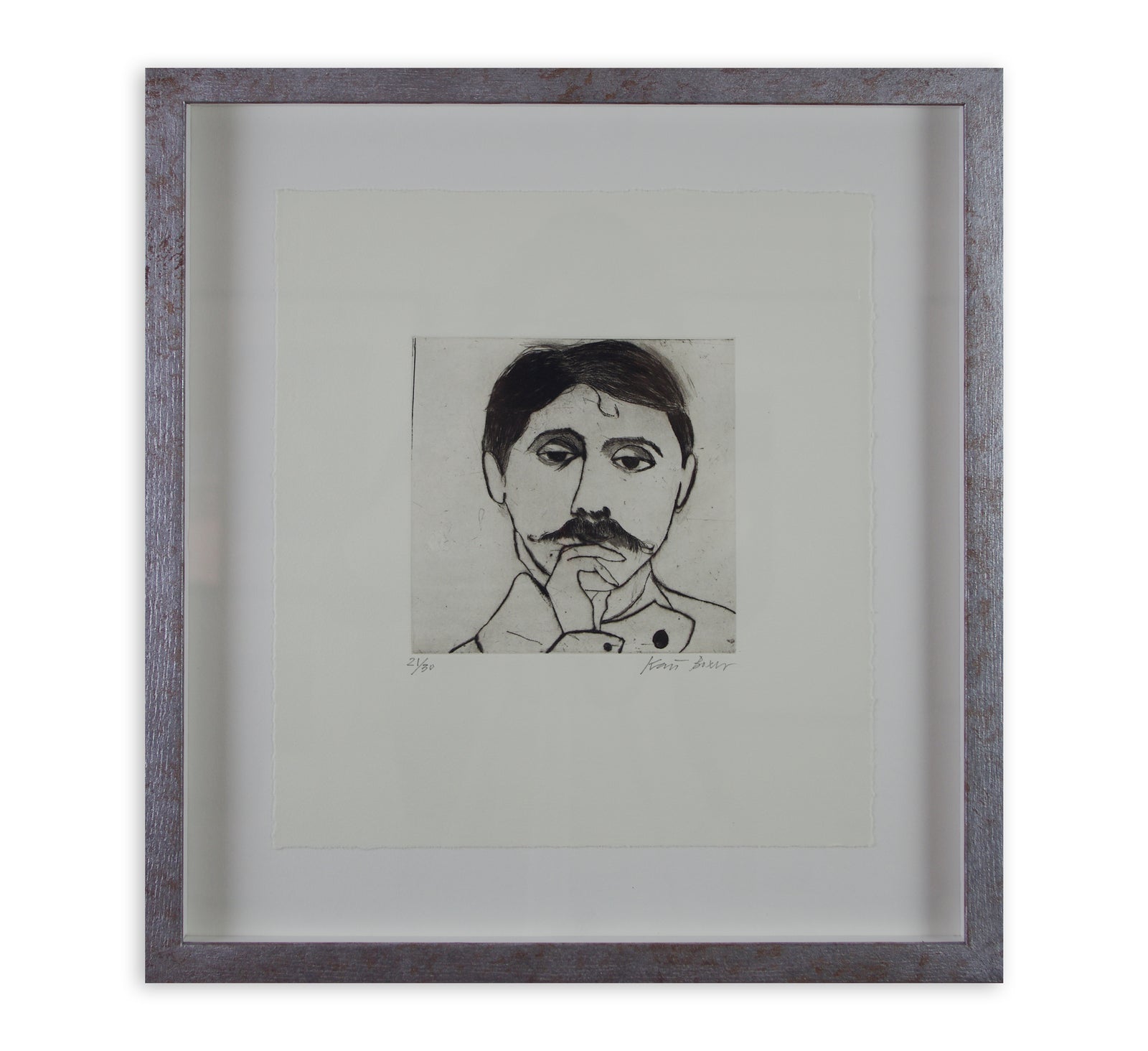 Kate Boxer - Marcel Proust (Framed)