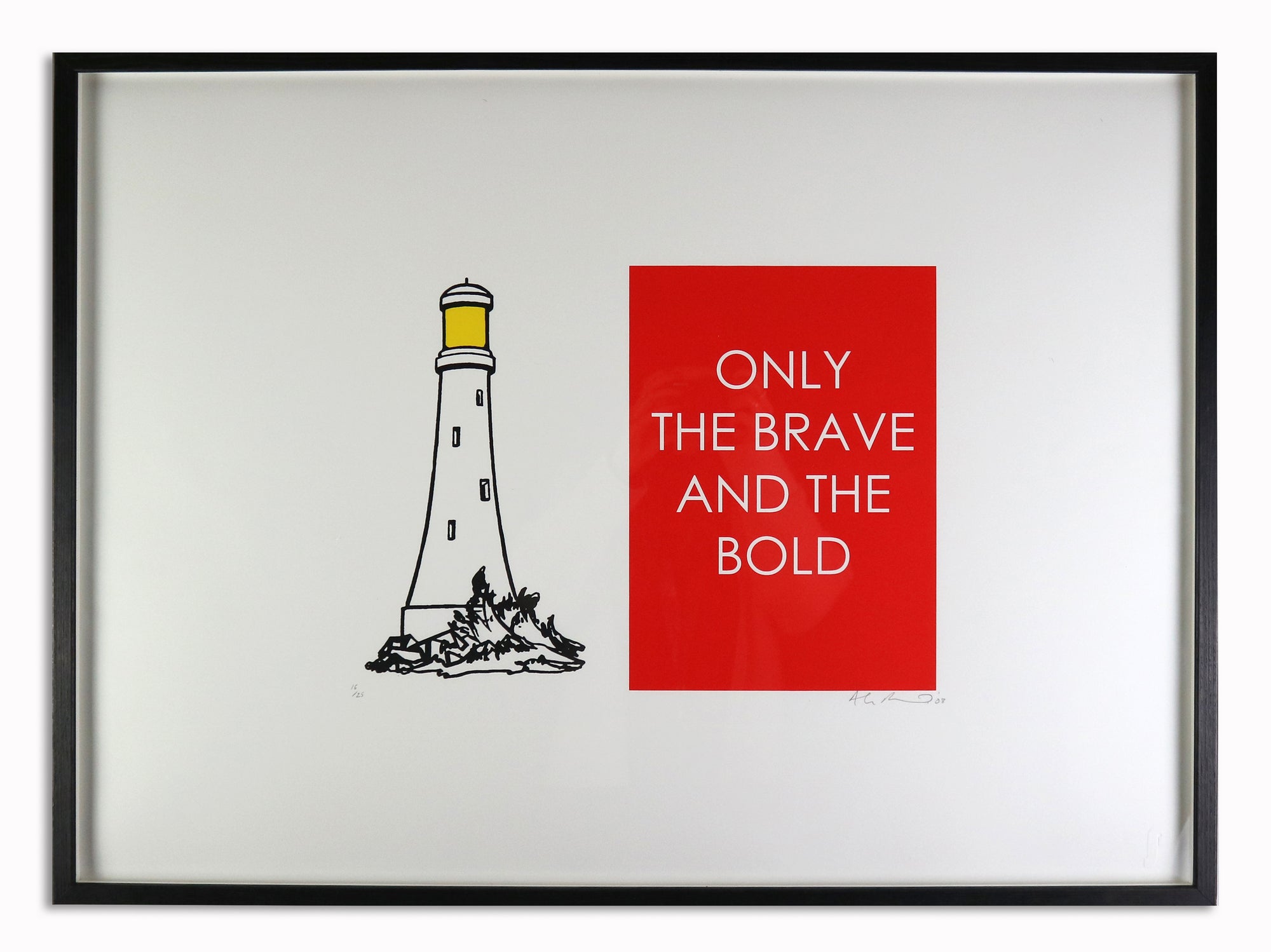 Adam Bridgland - Only The Bold and The Brave (Framed)