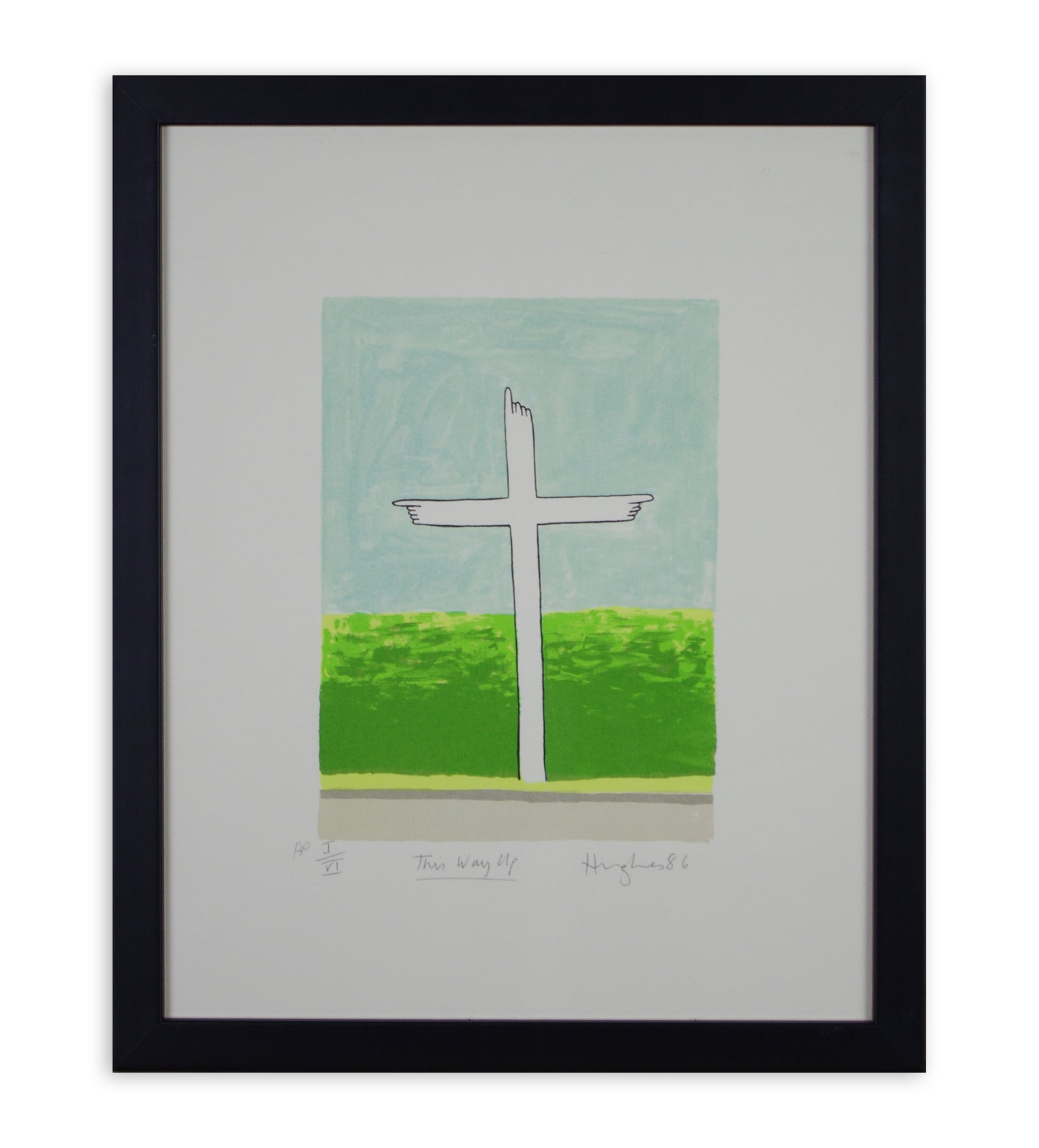 Patrick Hughes - This Way Up (Framed)