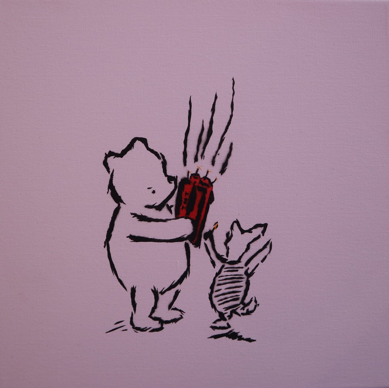 Opie - Pooh Sticks Red