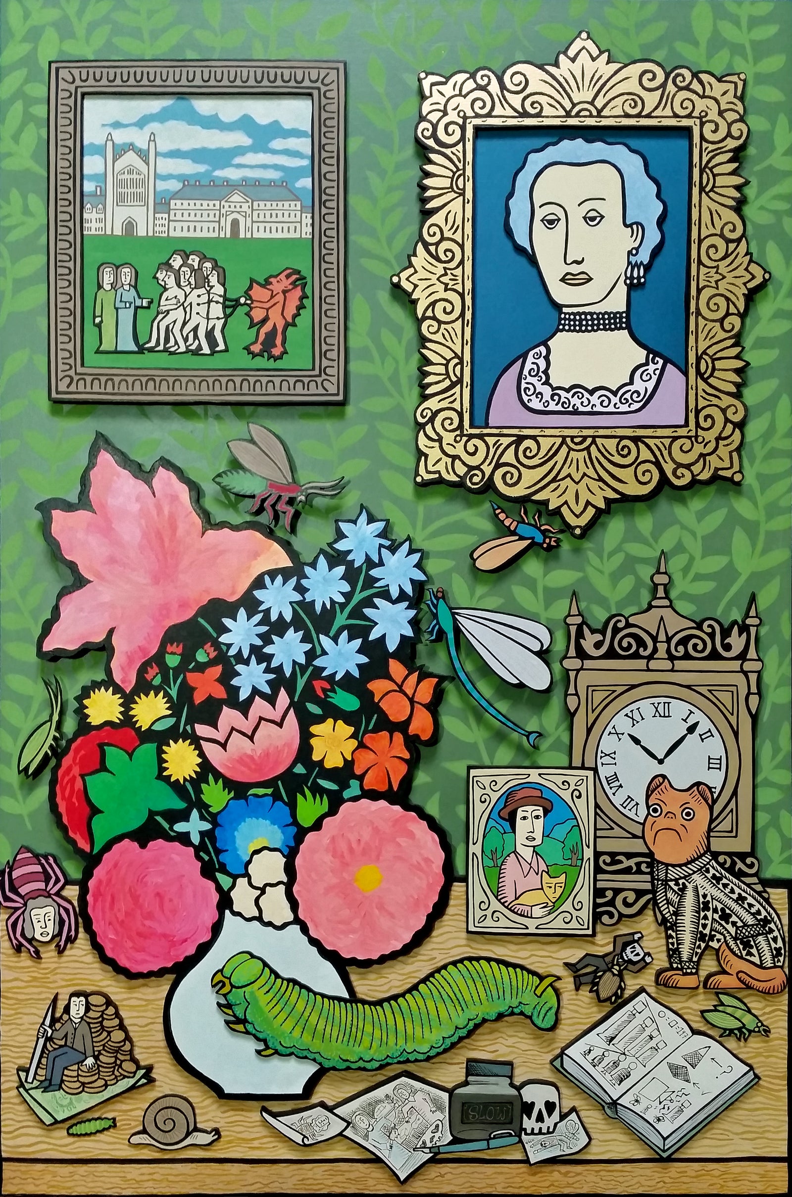 Alan Rogerson - A portrait of an unknown lady that has invented an equality machine