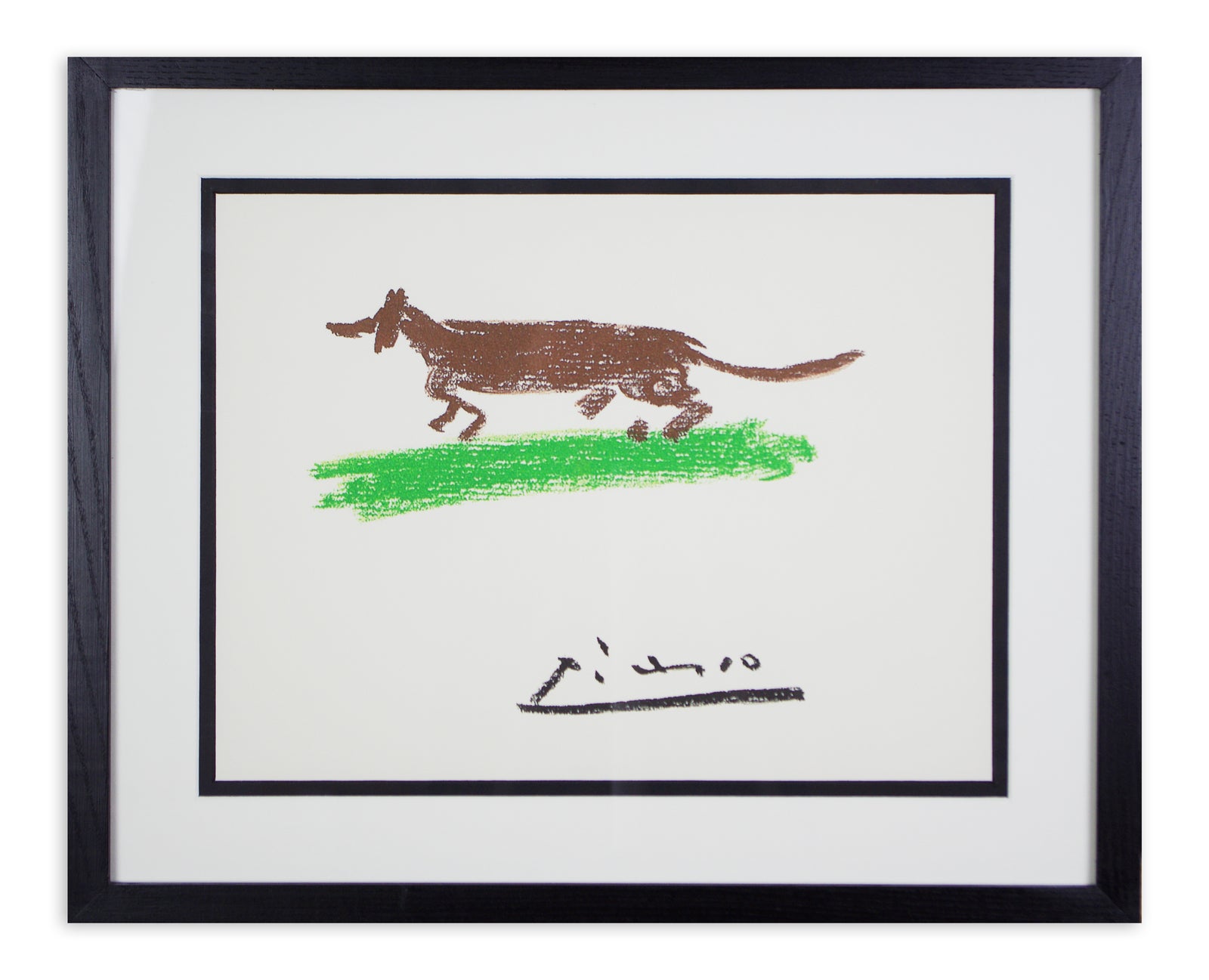 Pablo Picasso - El Perro de David/David's Dog - Lump (Framed)