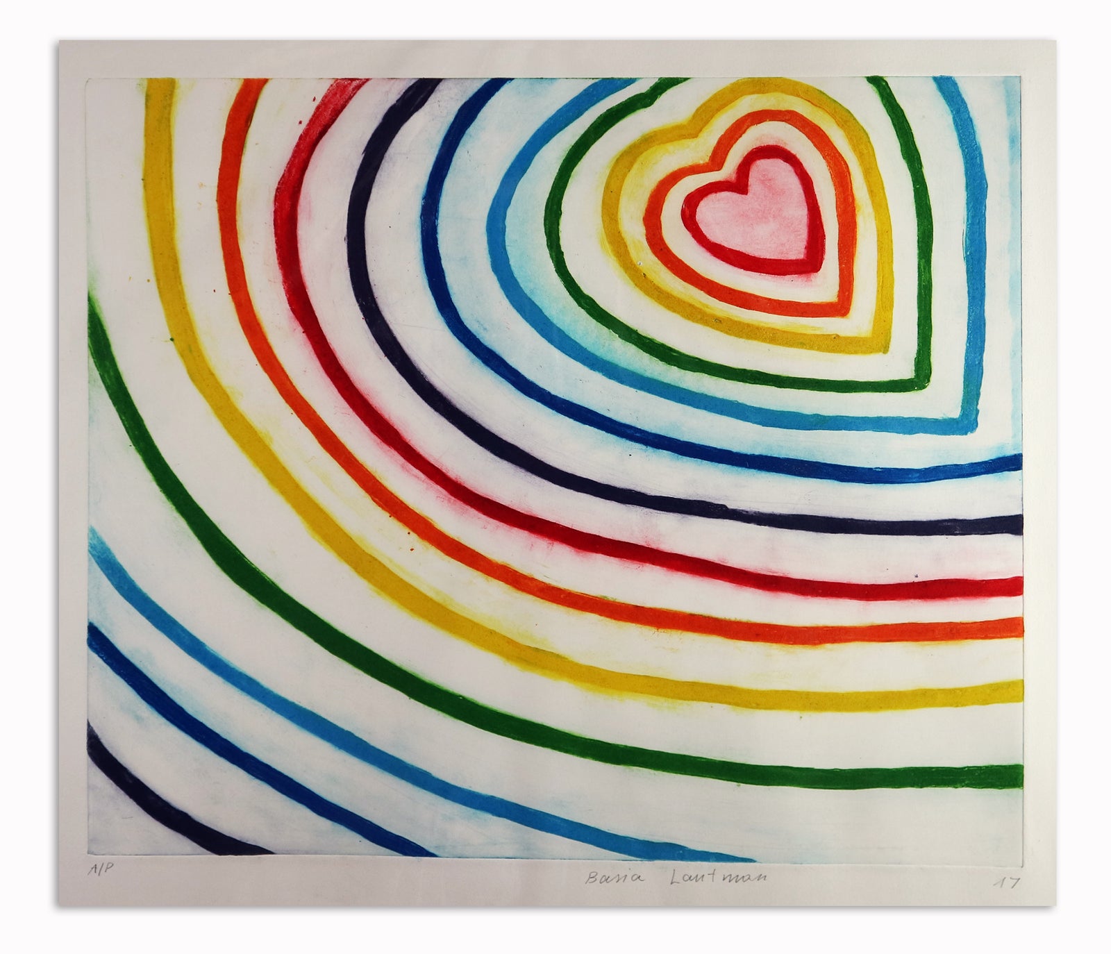 Basia Lautman - Rainbow Heart 1