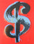 Andy Warhol / Sunday B Morning - Dollar Sign (Red / Blue)