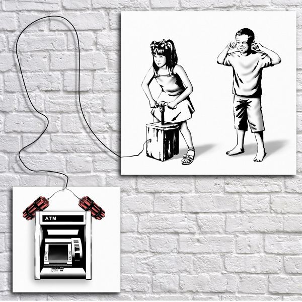 The Rebel Bear - TNT (Canvas)