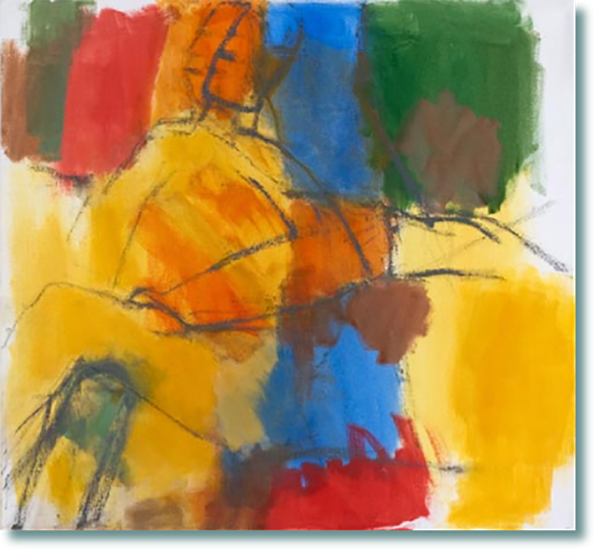 Victoria Achache - Sitting Figure and Yellow