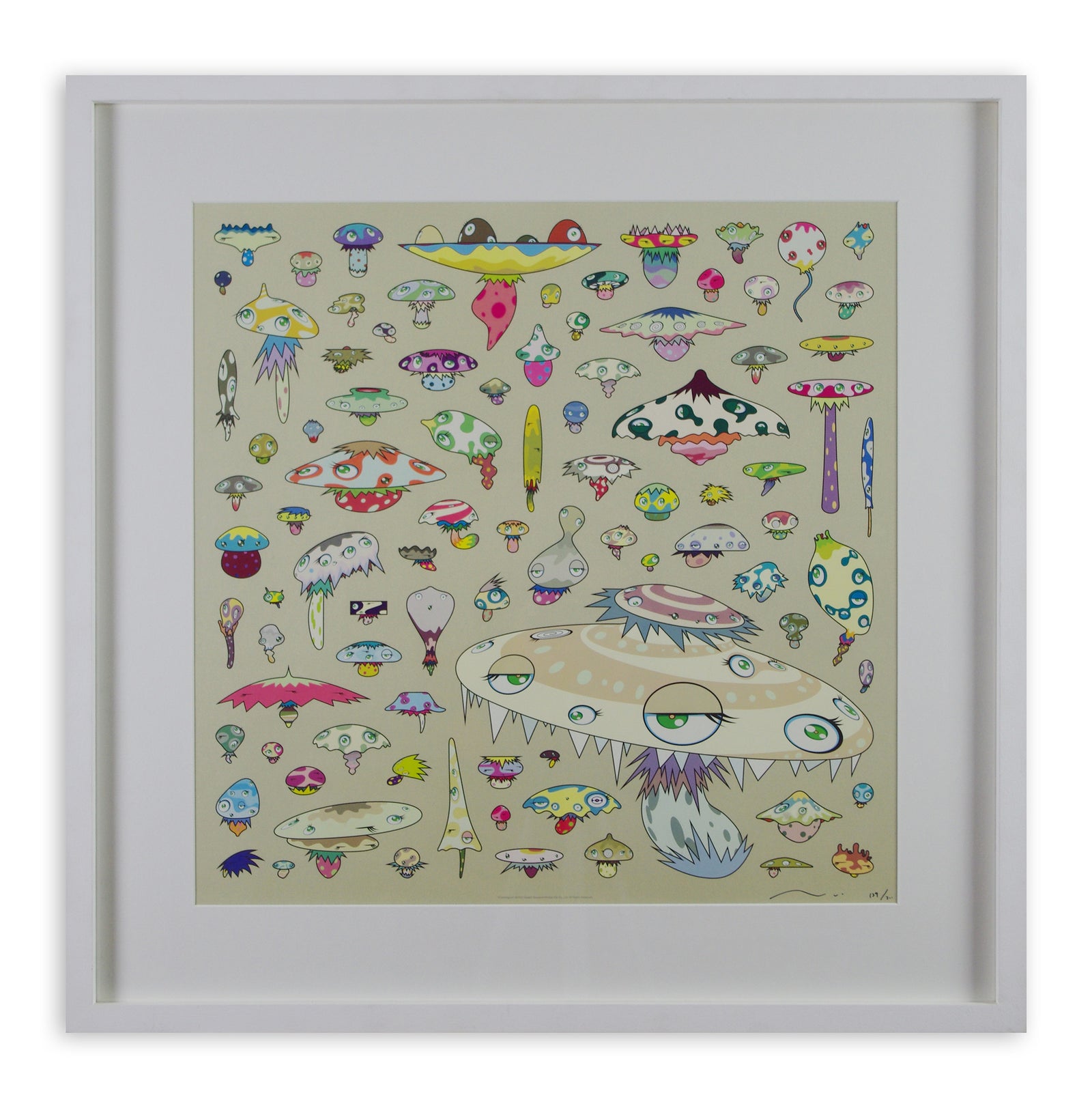 Takashi Murakami - Champignon (Framed)